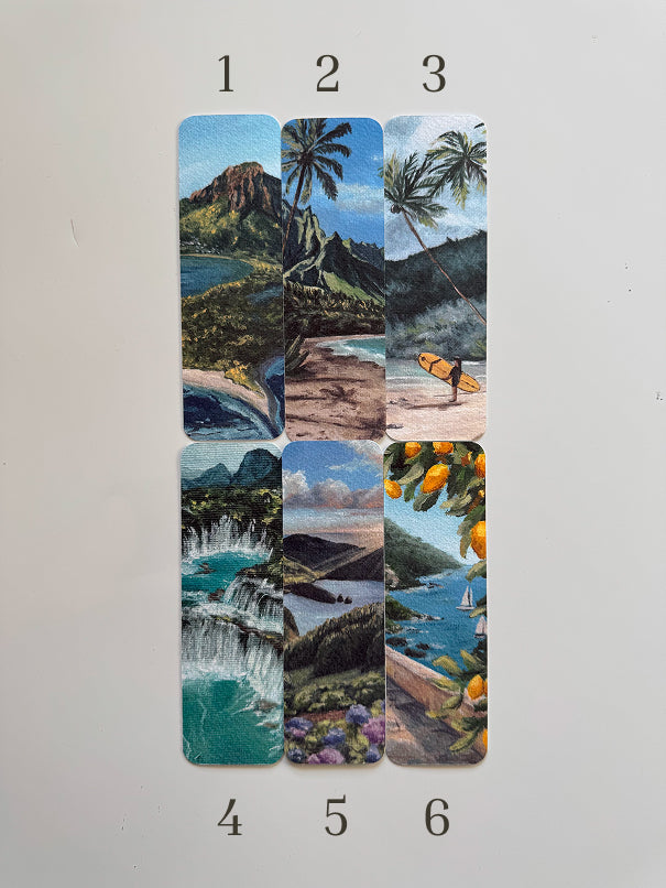 Tropical #oiltober Bookmarks