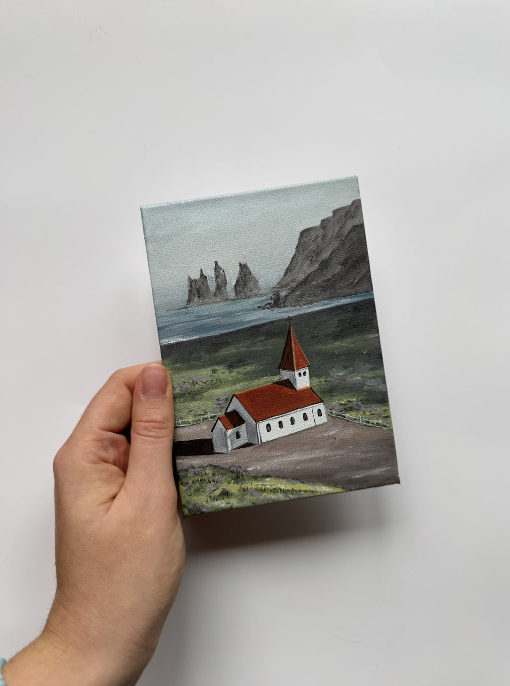 Vik, Iceland #oiltober2025 Day 3 - 10x15 cm