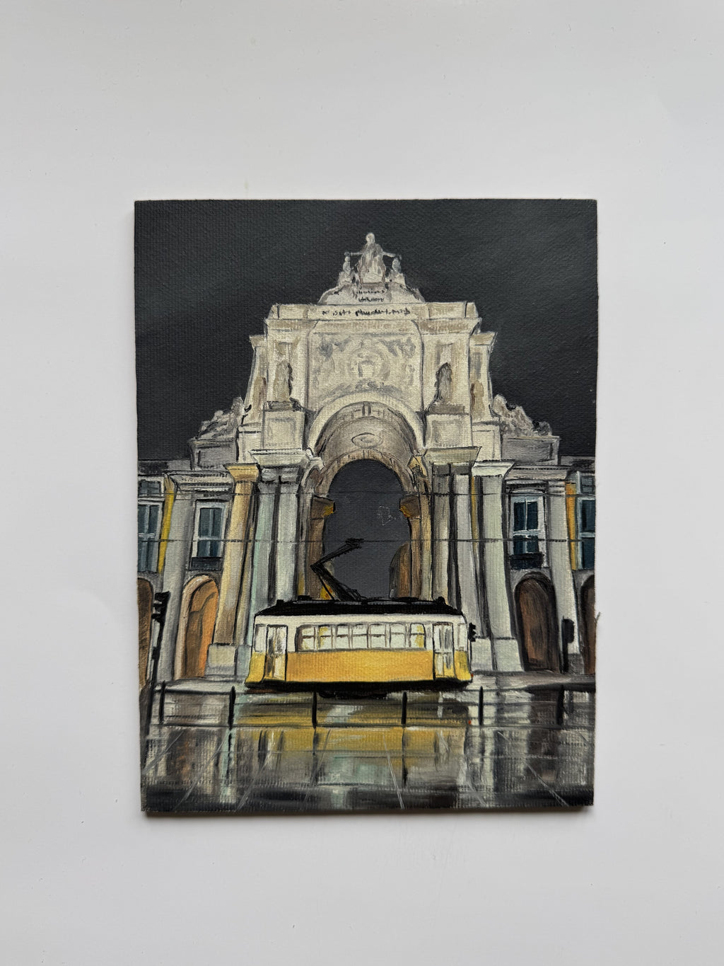 Lisbon at night, Portugal - 15x20 cm