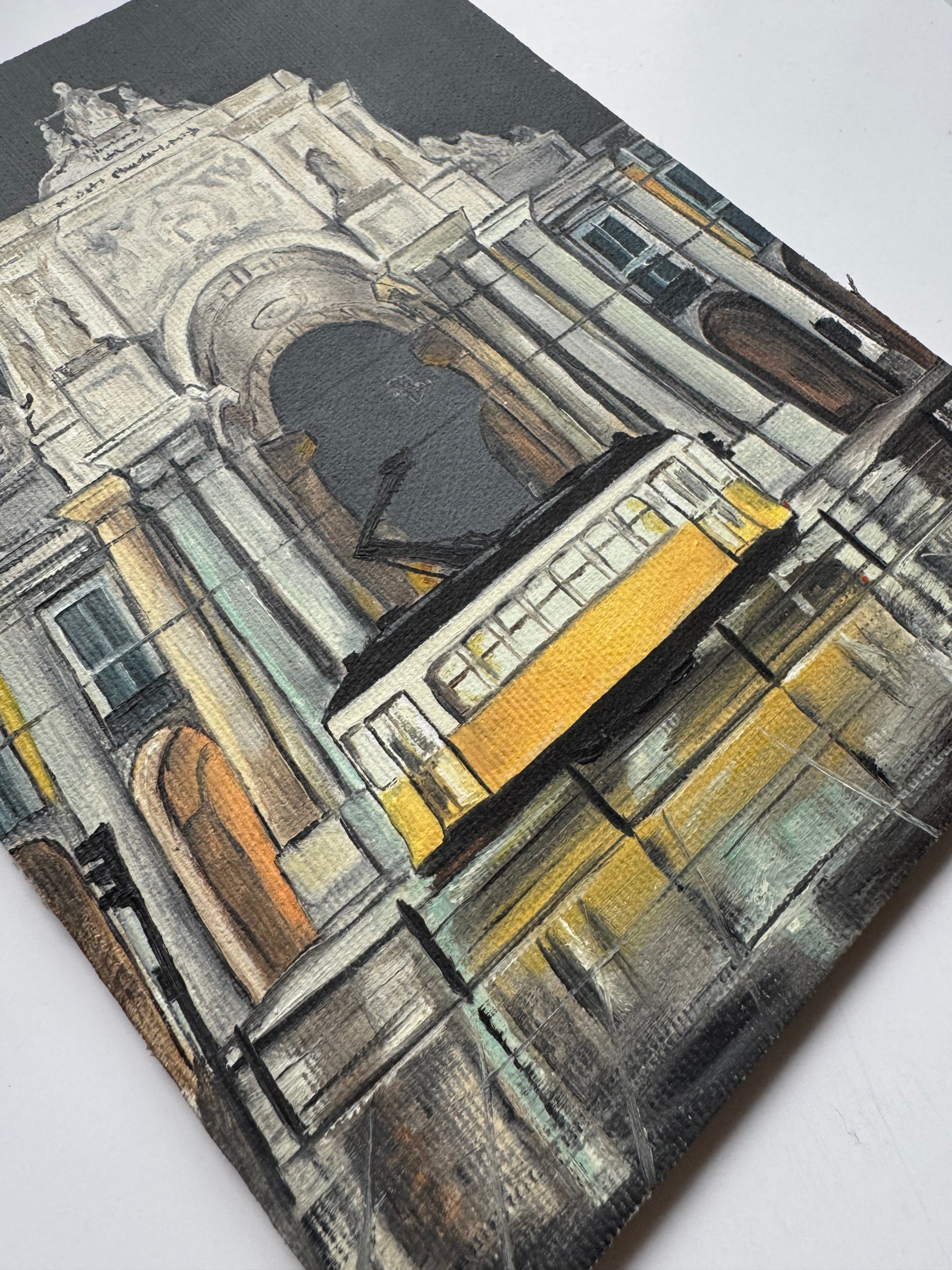 Lisbon at night, Portugal - 15x20 cm