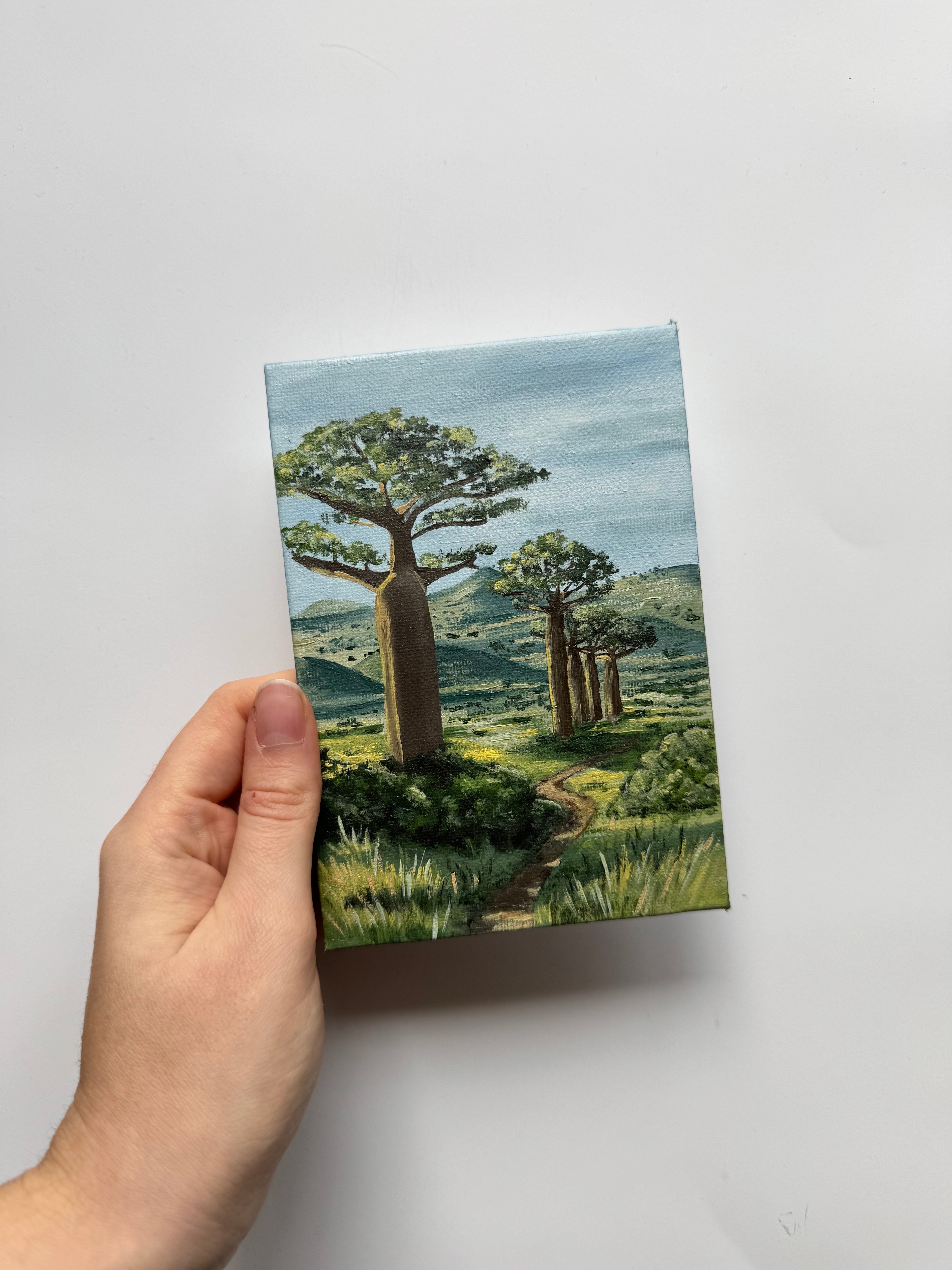 Madagascar #oiltober2025 Day 19 - 10x15 cm