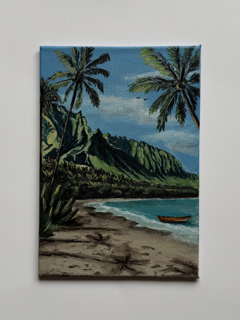 Hawaii #oiltober2025 Day 21 - 10x15 cm