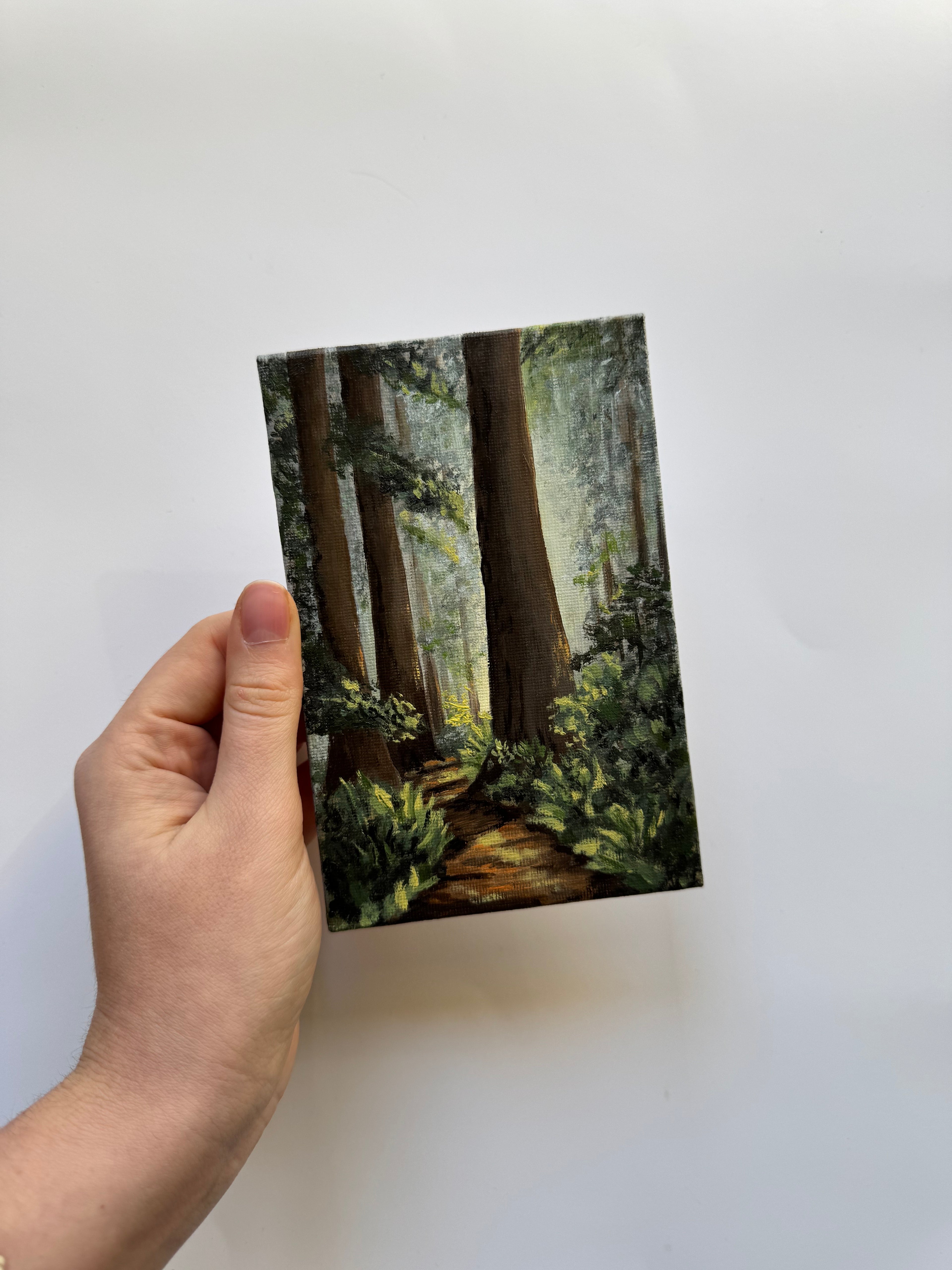 Into the Woods #oiltober2025 Day 26 - 10x15 cm