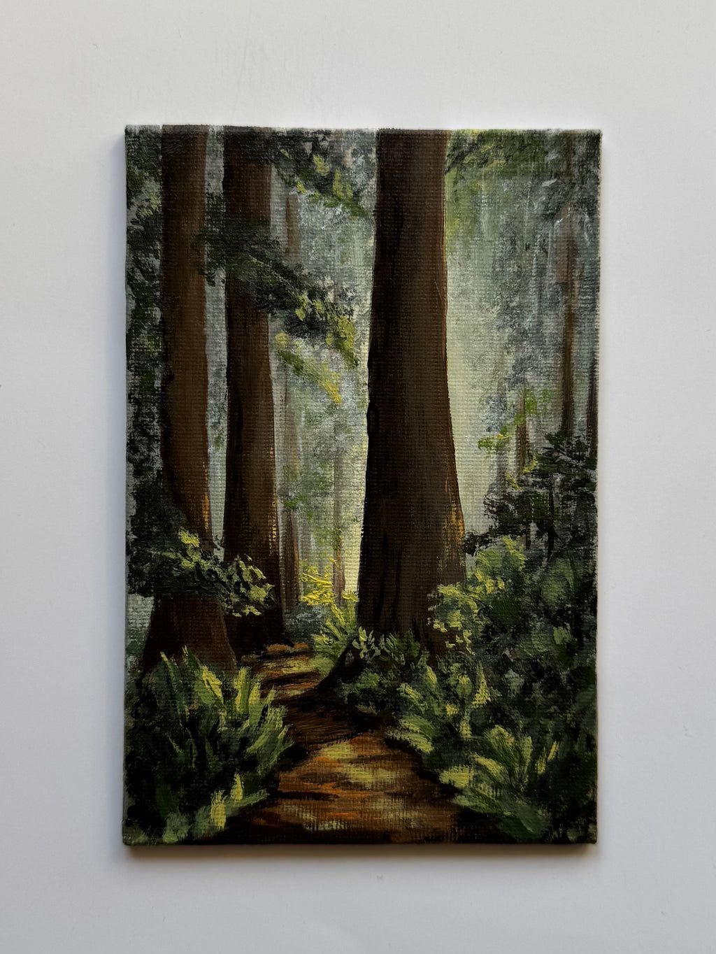 Into the Woods #oiltober2025 Day 26 - 10x15 cm