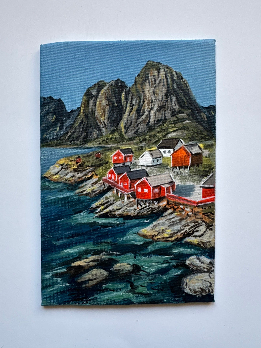 Summer Lofoten Islands #oiltober2025 Day29 - 10x15 cm