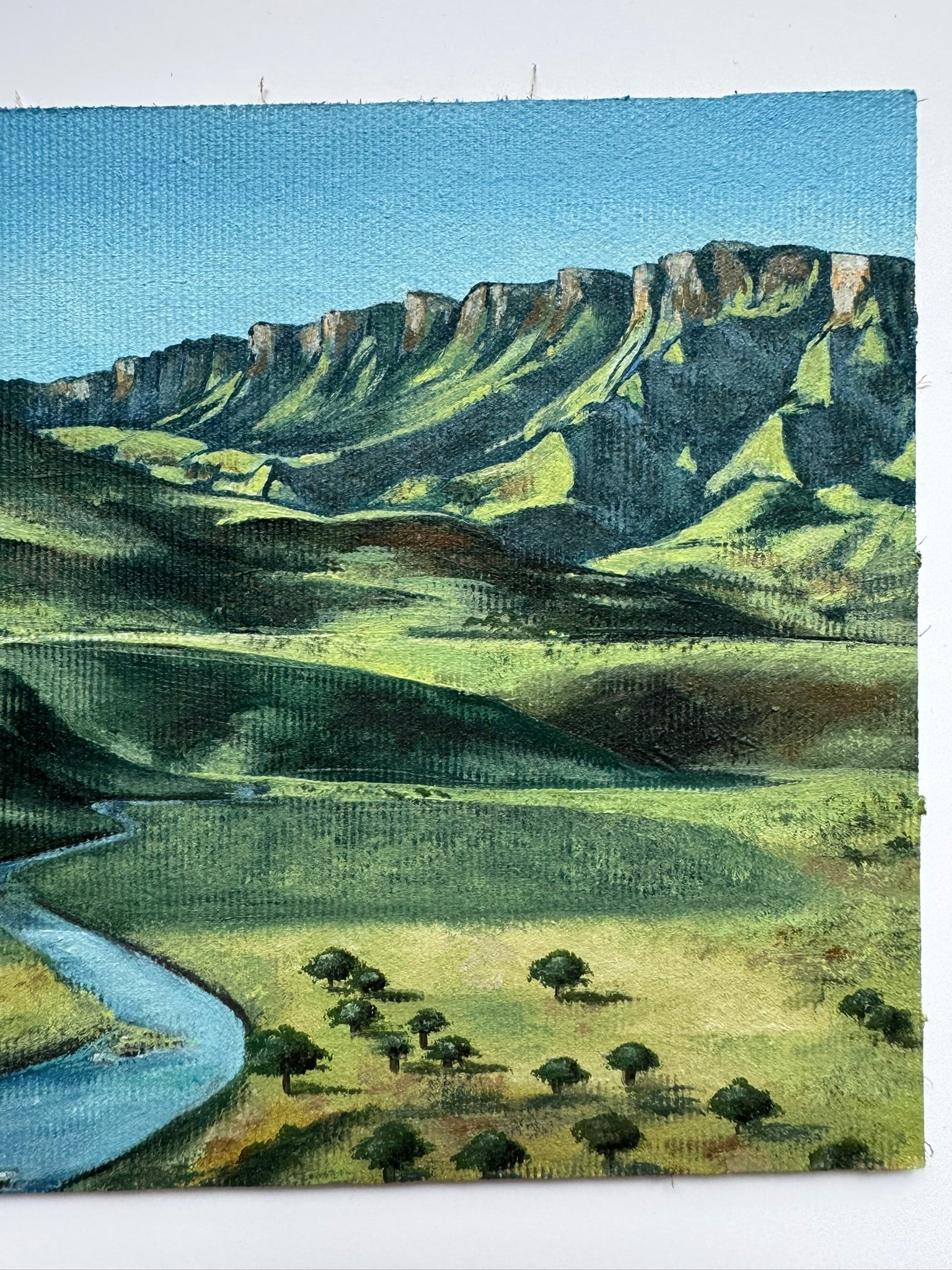 Drakensberg Landscape - 15x20 cm