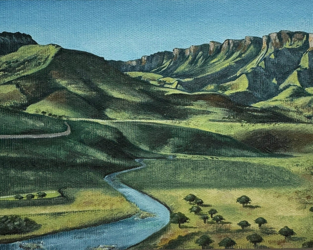 Drakensberg Landscape - 15x20 cm