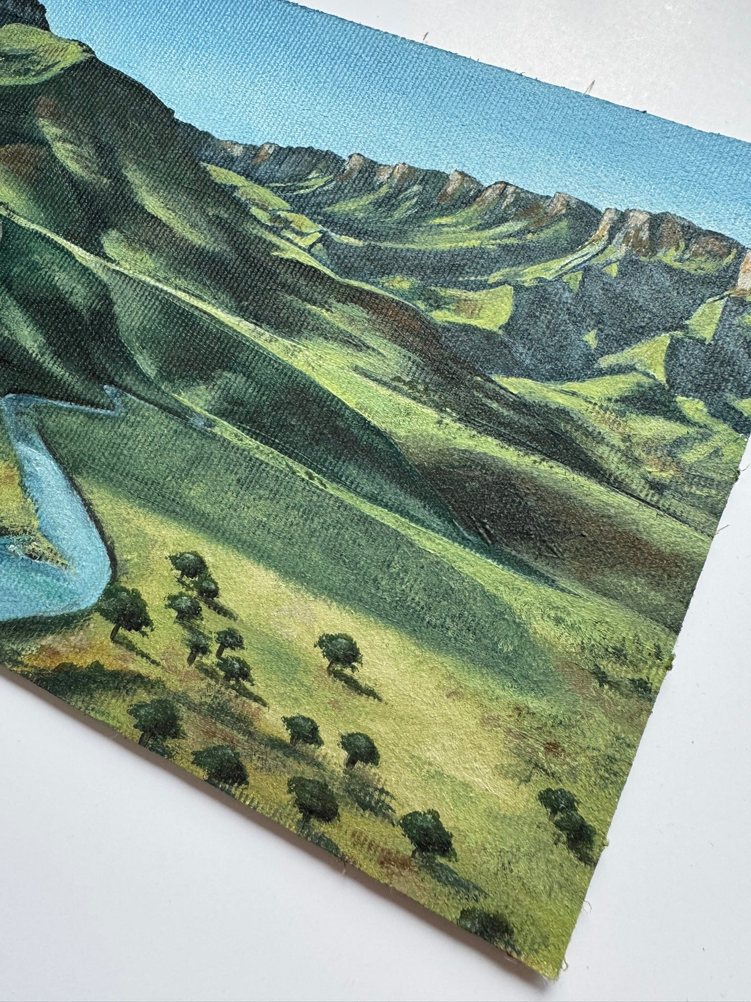 Drakensberg Landscape - 15x20 cm