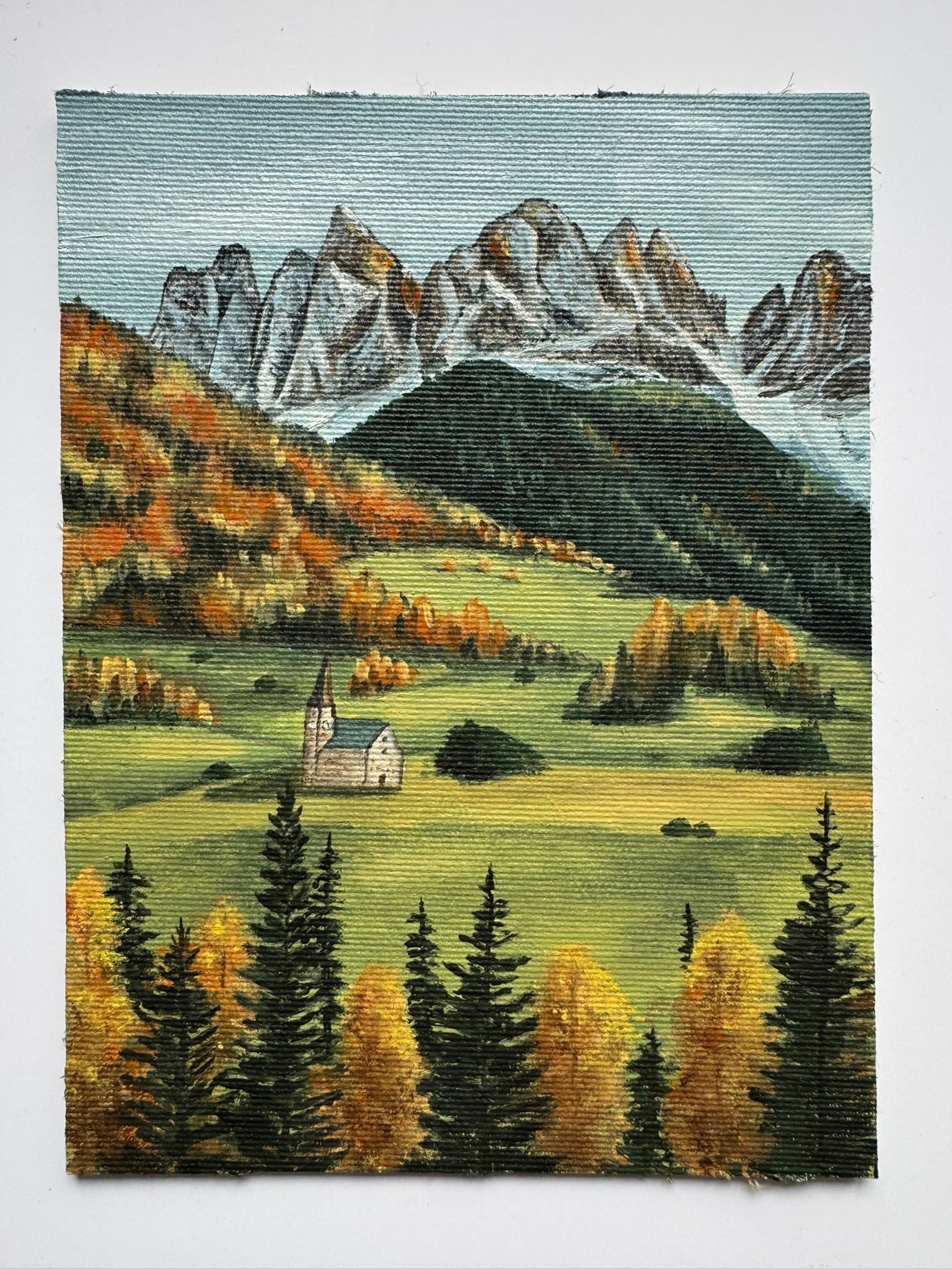 Between the Italian Mountains - 15x20 cm