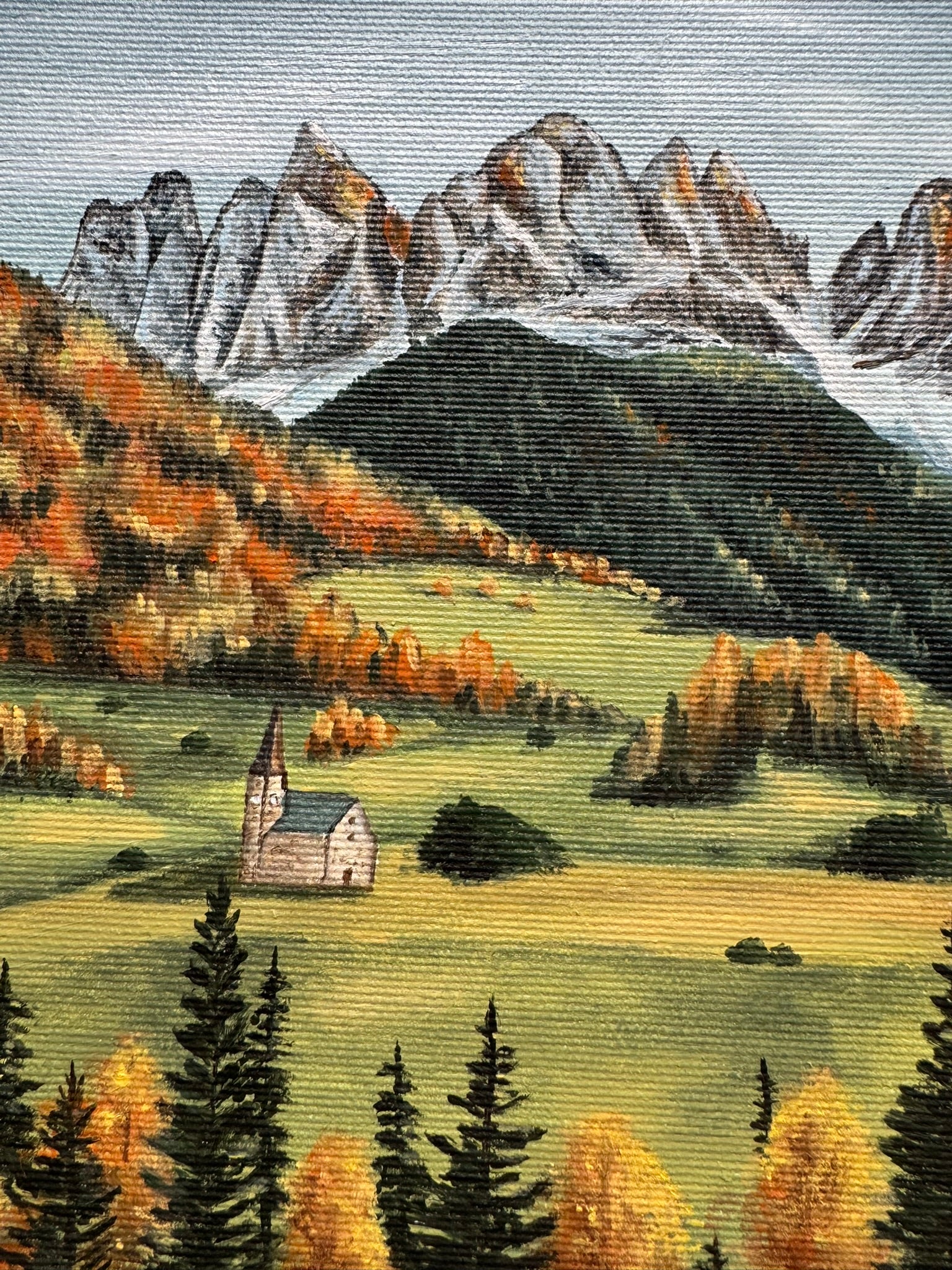 Between the Italian Mountains - 15x20 cm