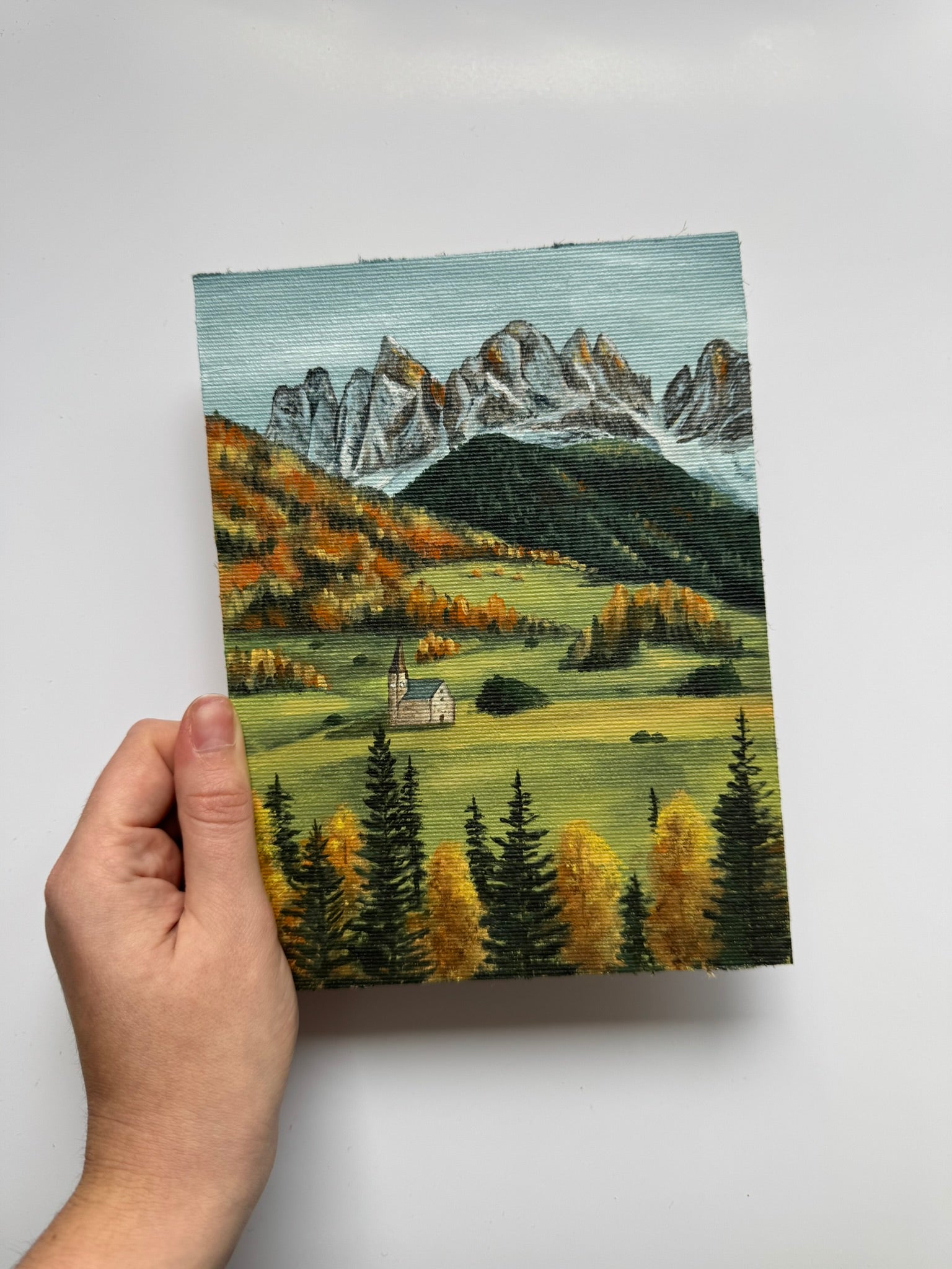 Between the Italian Mountains - 15x20 cm