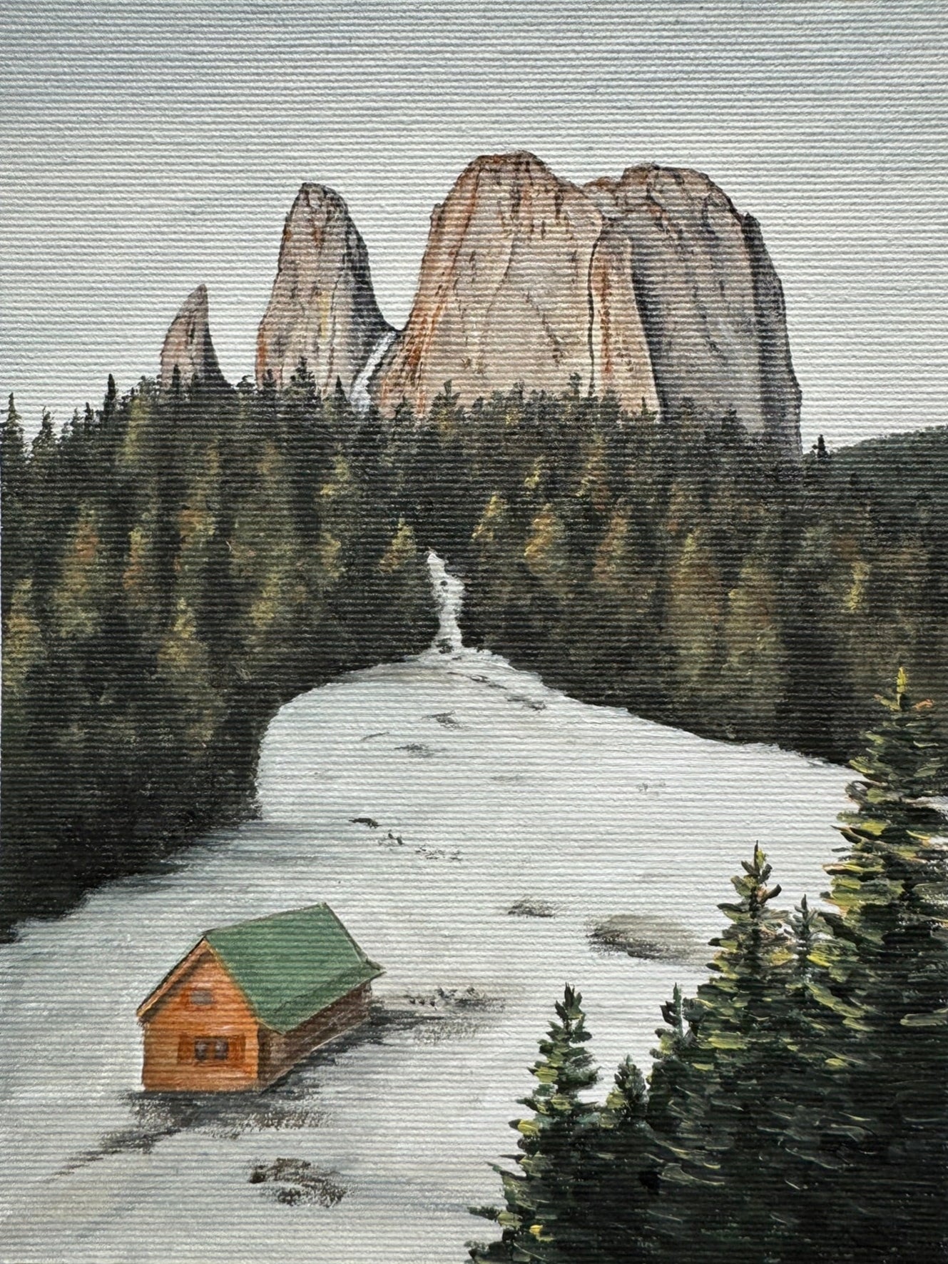 Lonely Rock, Romania - 15x20 cm