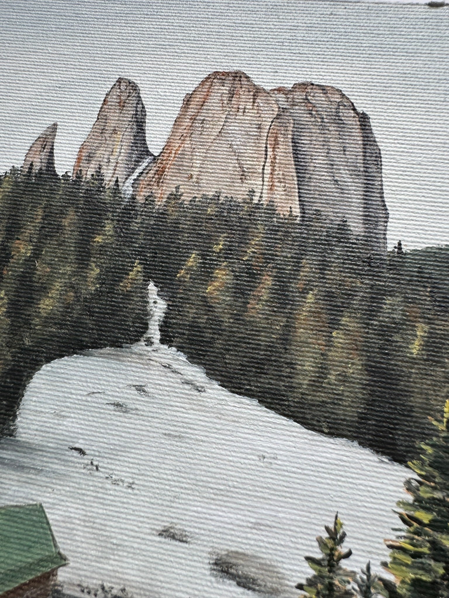 Lonely Rock, Romania - 15x20 cm