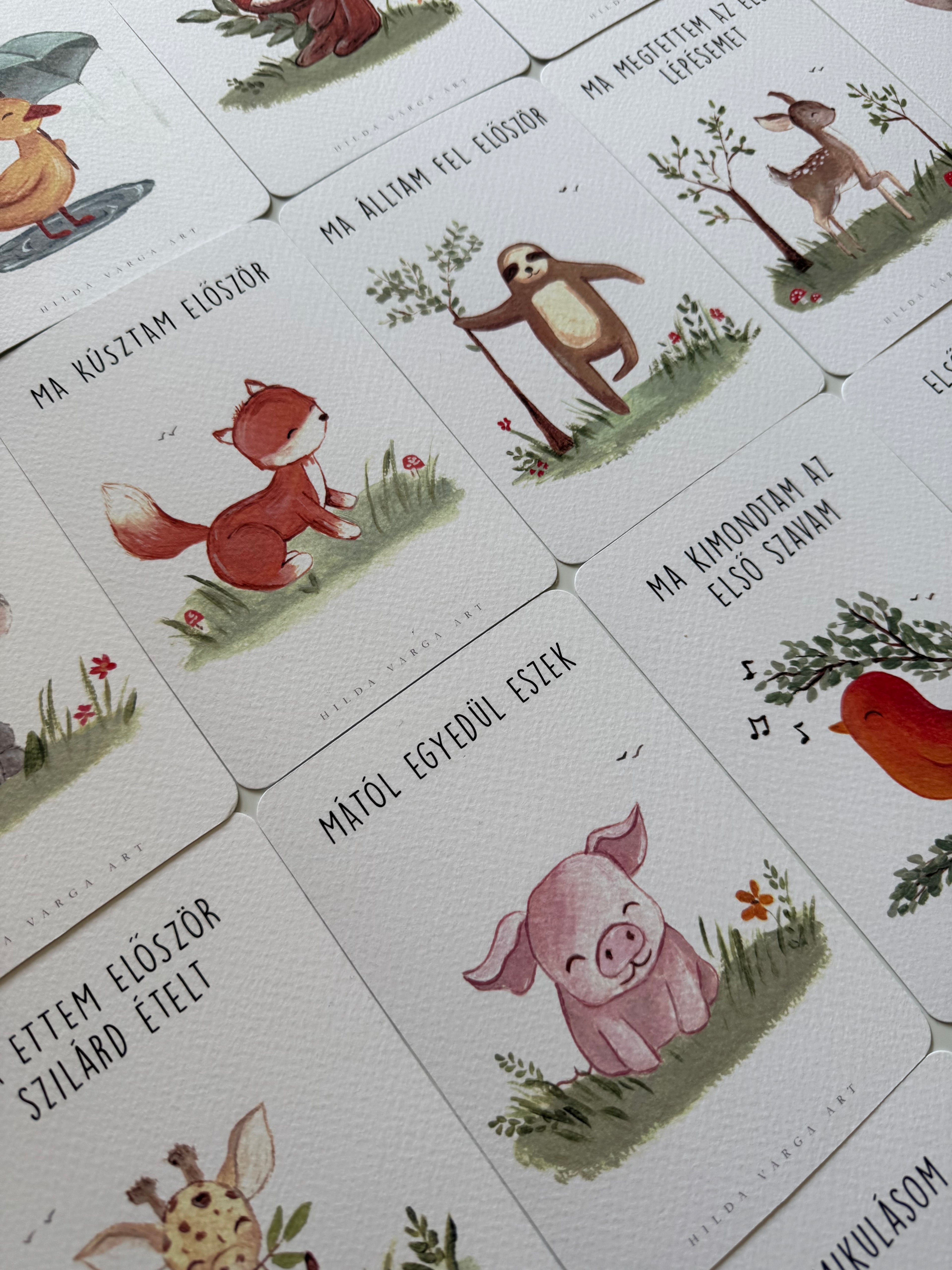 Gender Neutral Milestone Cards (32 cards)