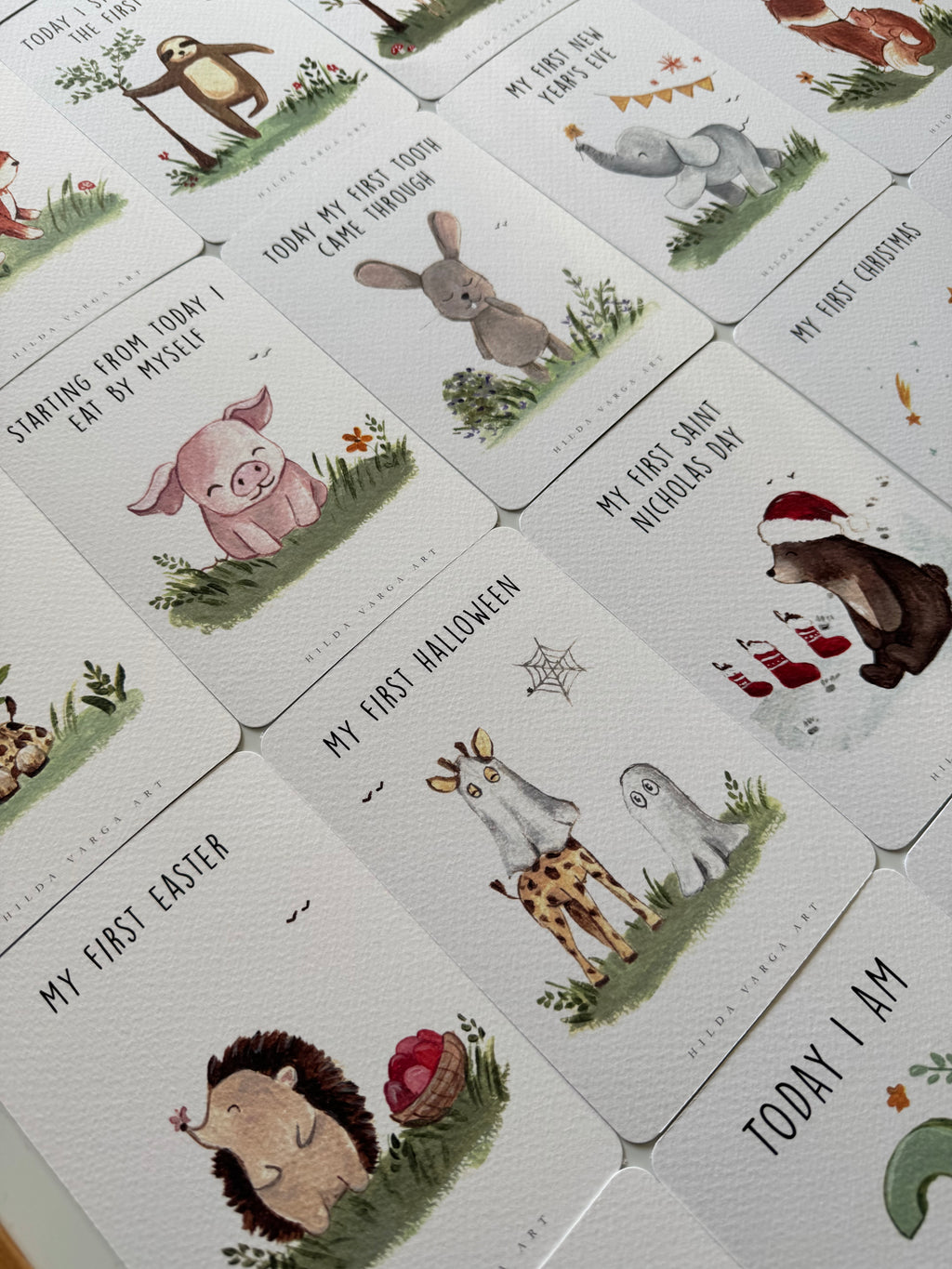 Gender Neutral Milestone Cards (32 cards)