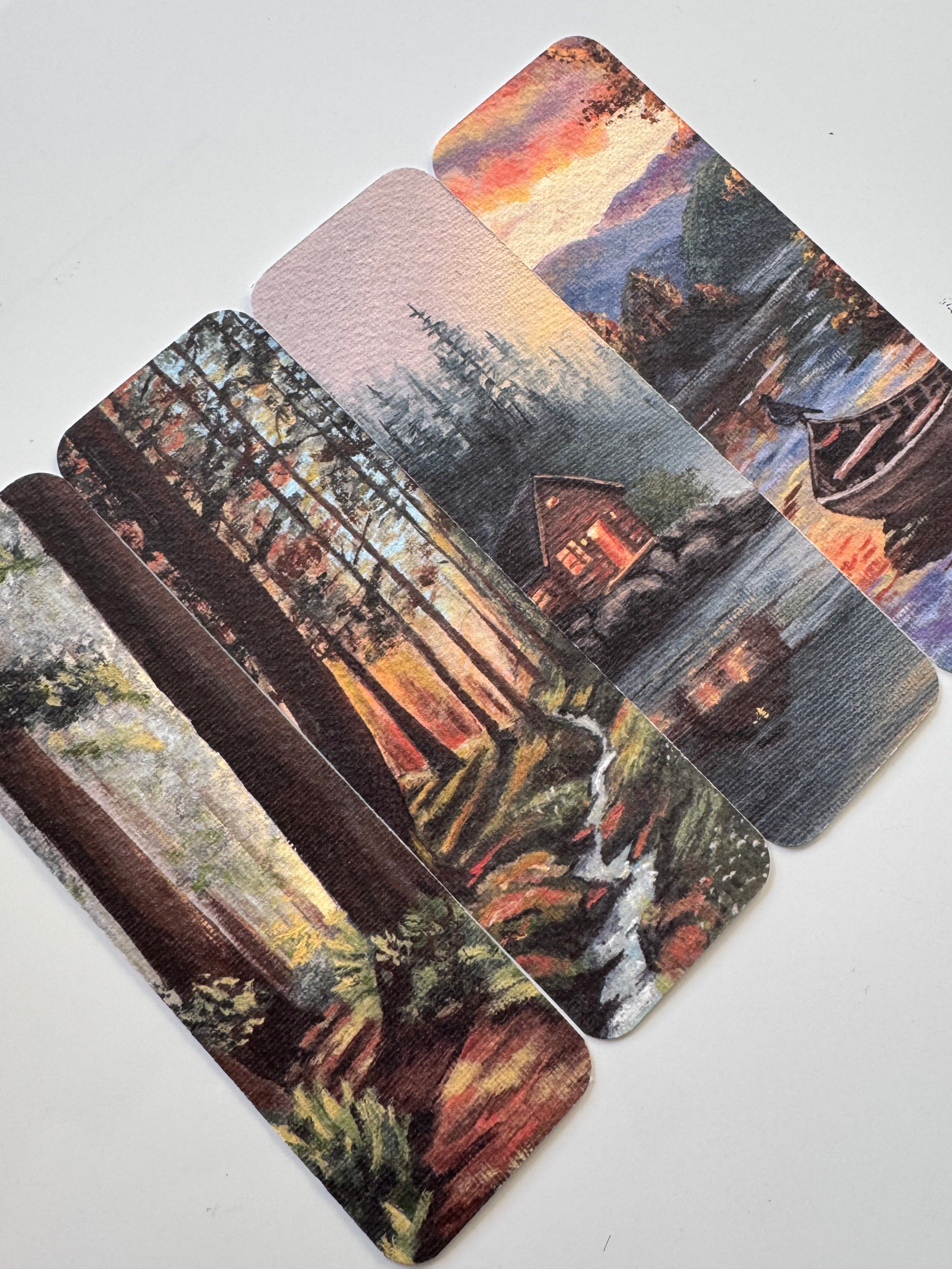 Moody #oiltober Bookmarks