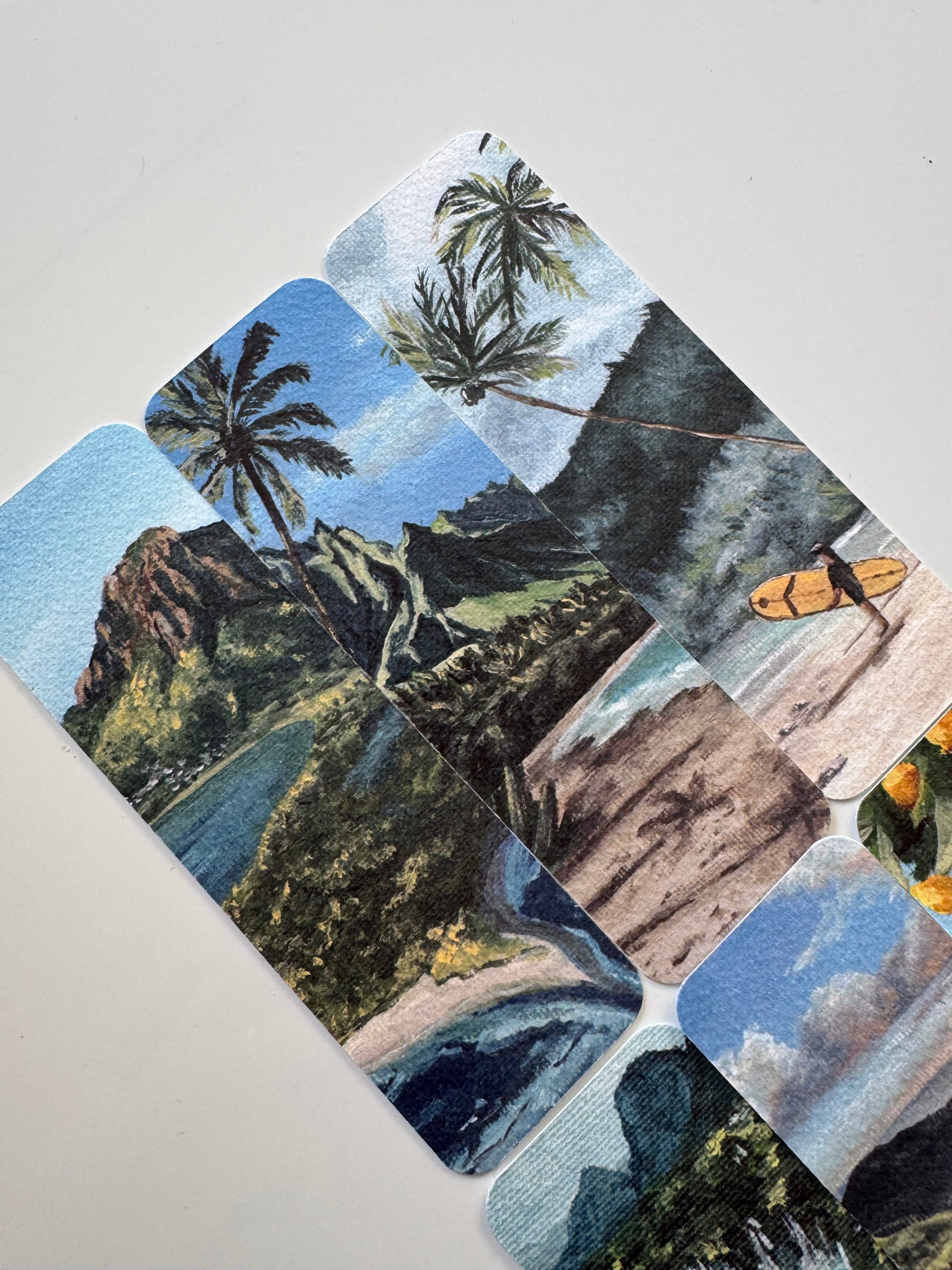 Tropical #oiltober Bookmarks