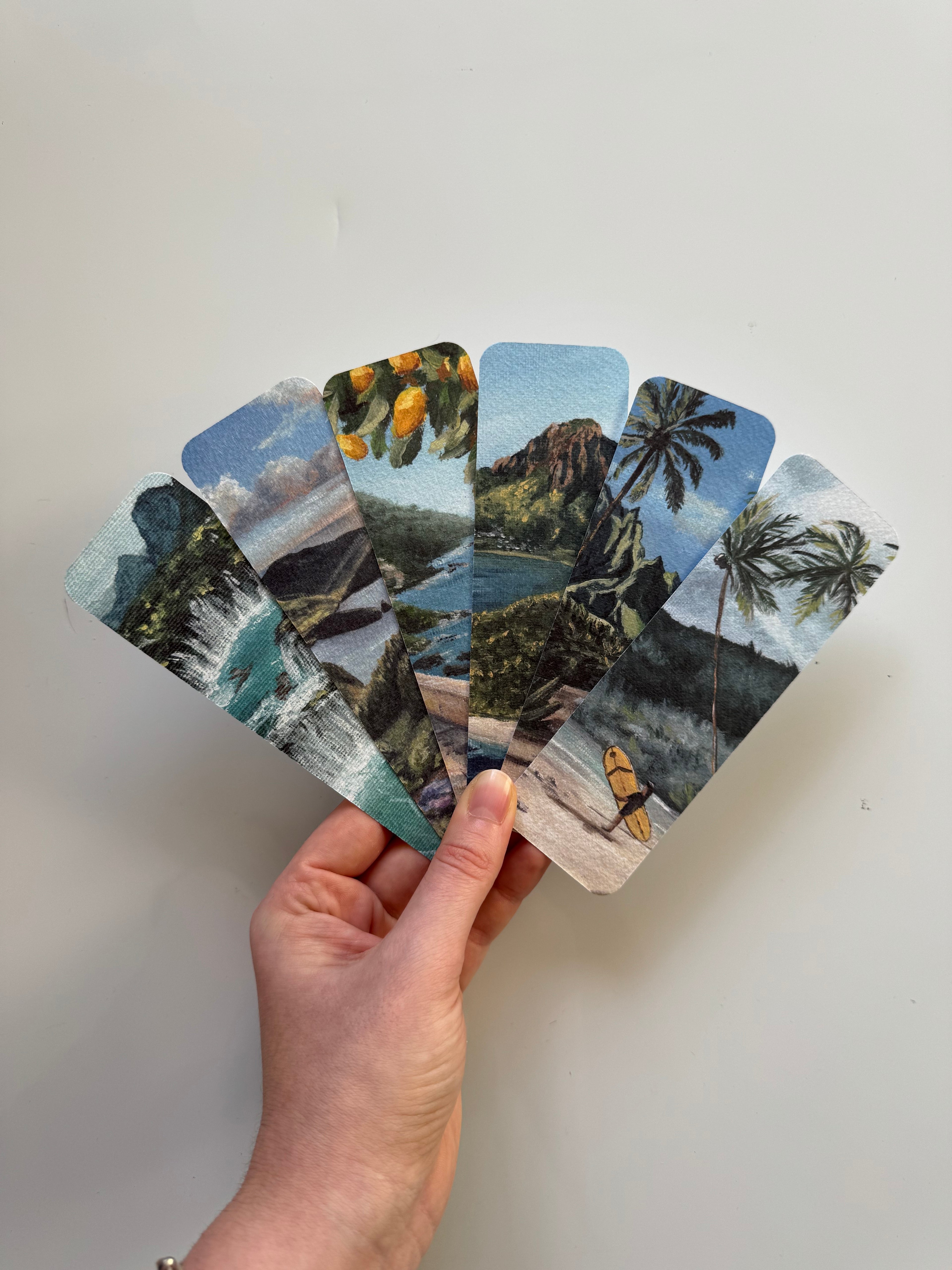 Tropical #oiltober Bookmarks