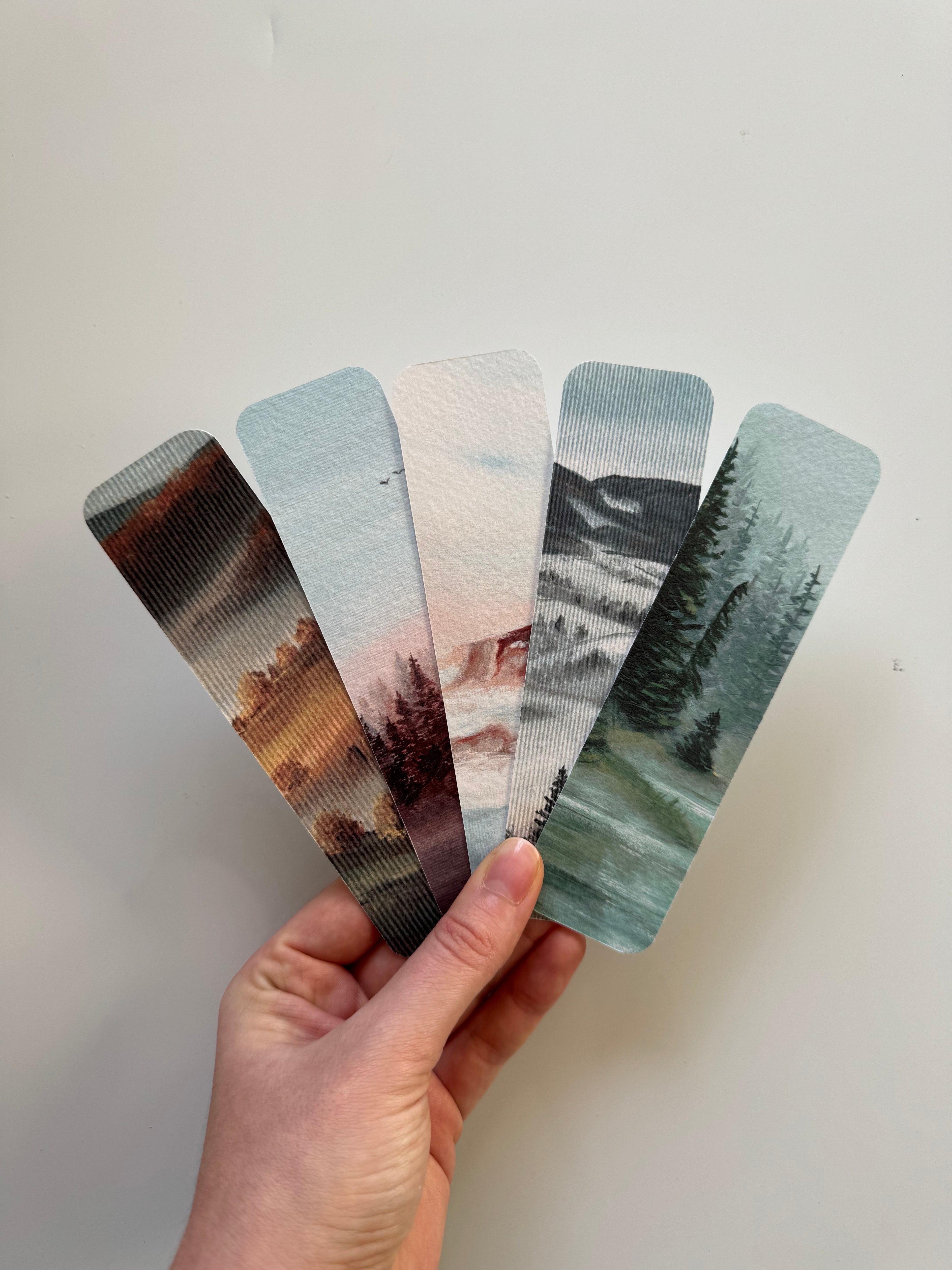Misty Landscape Bookmarks